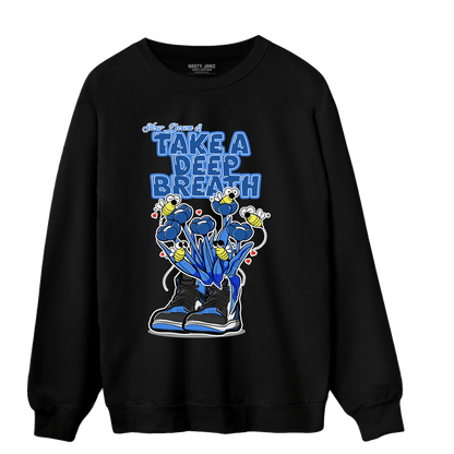 University Blue Toe 1s Sweatshirt Match Bee Sneaker - NastyJamz