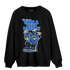 University Blue Toe 1s Sweatshirt Match Bee Sneaker - NastyJamz