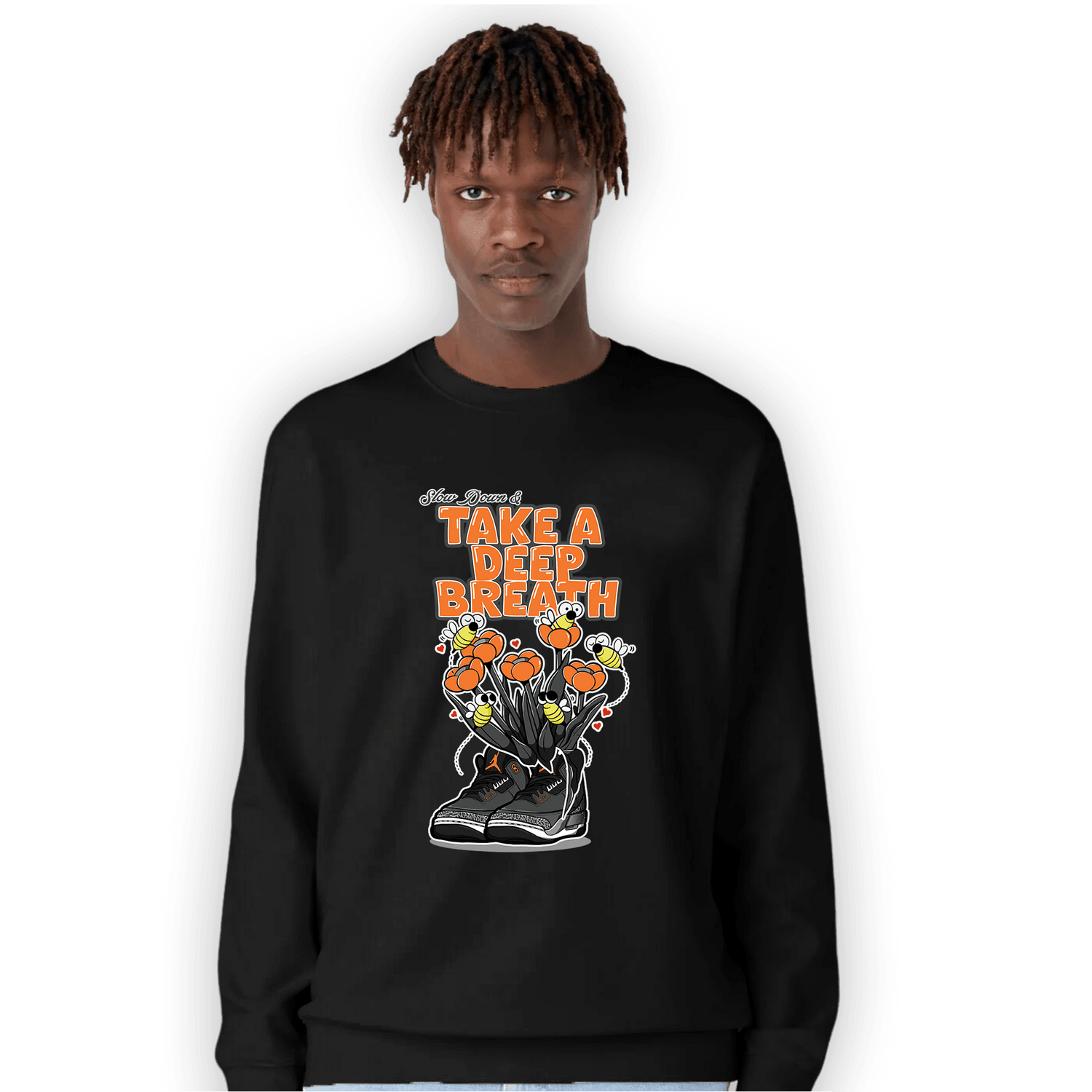 Fear Pack 3s Sweatshirt Match Bee Sneaker - NastyJamz