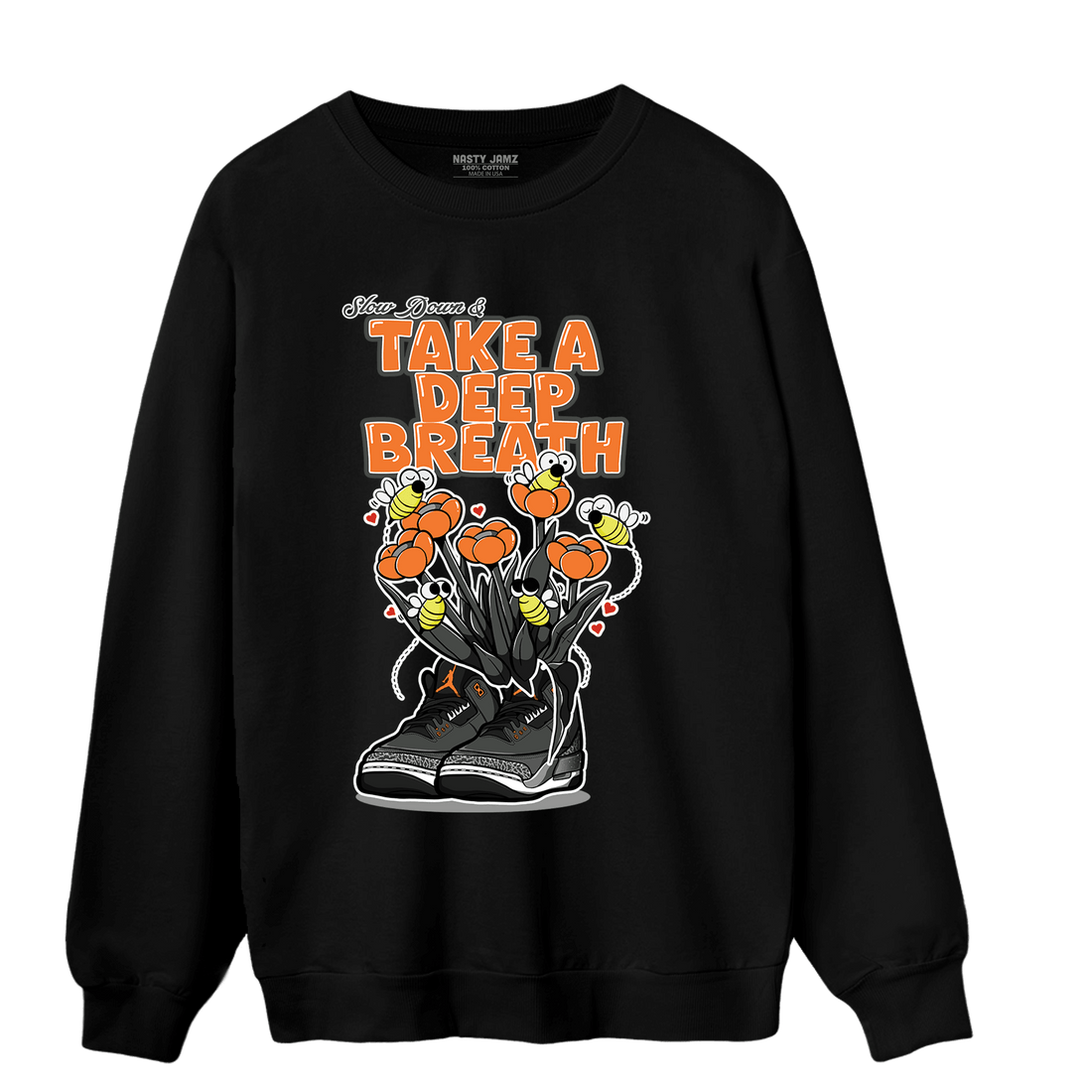 Fear Pack 3s Sweatshirt Match Bee Sneaker - NastyJamz