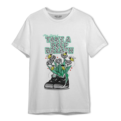 Green Glow 3s T Shirt Match Bee Sneaker - NastyJamz