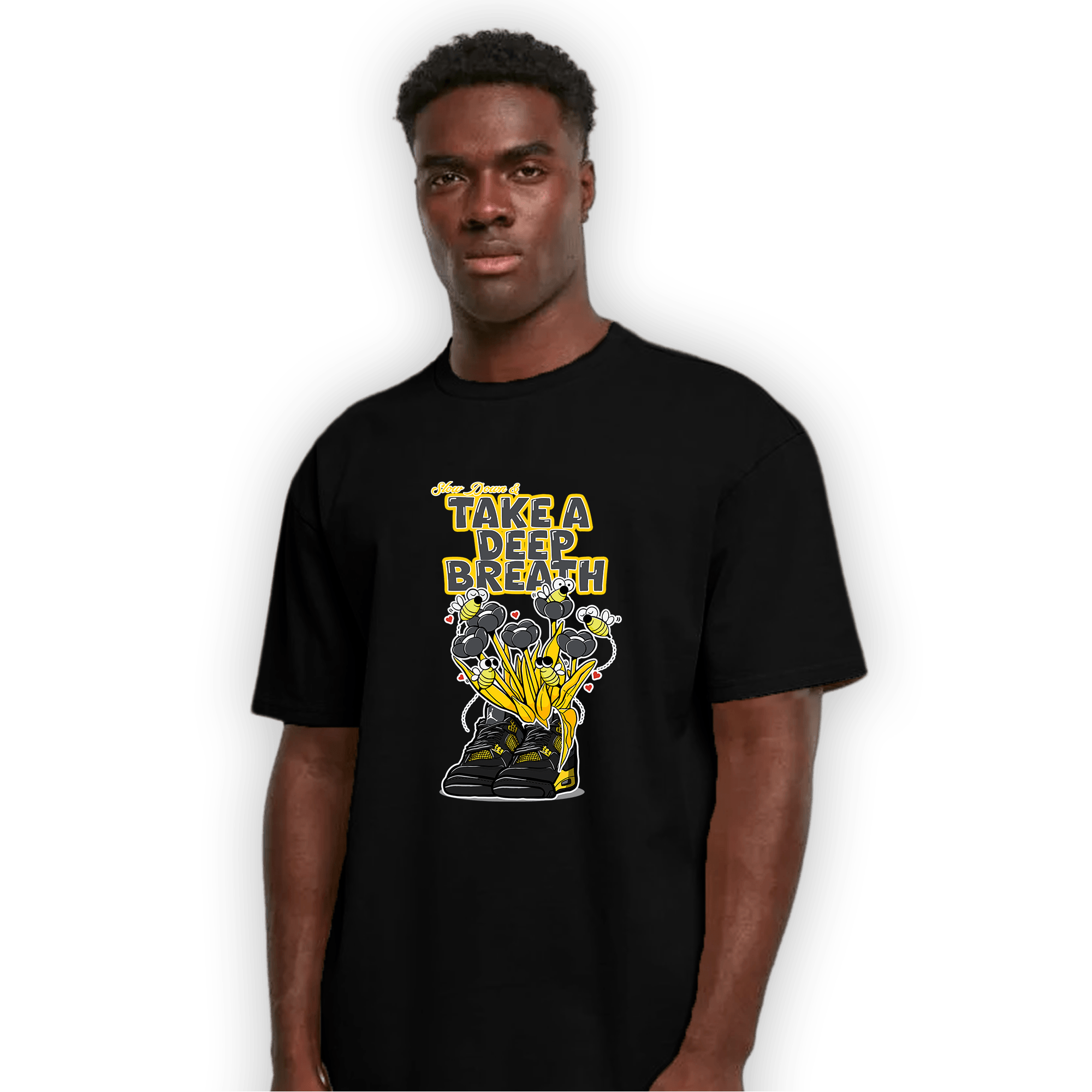 Thunder 4s T Shirt Match Bee Sneaker - NastyJamz