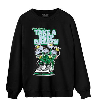 Lucky Green 5s Sweatshirt Match Bee Sneaker - NastyJamz