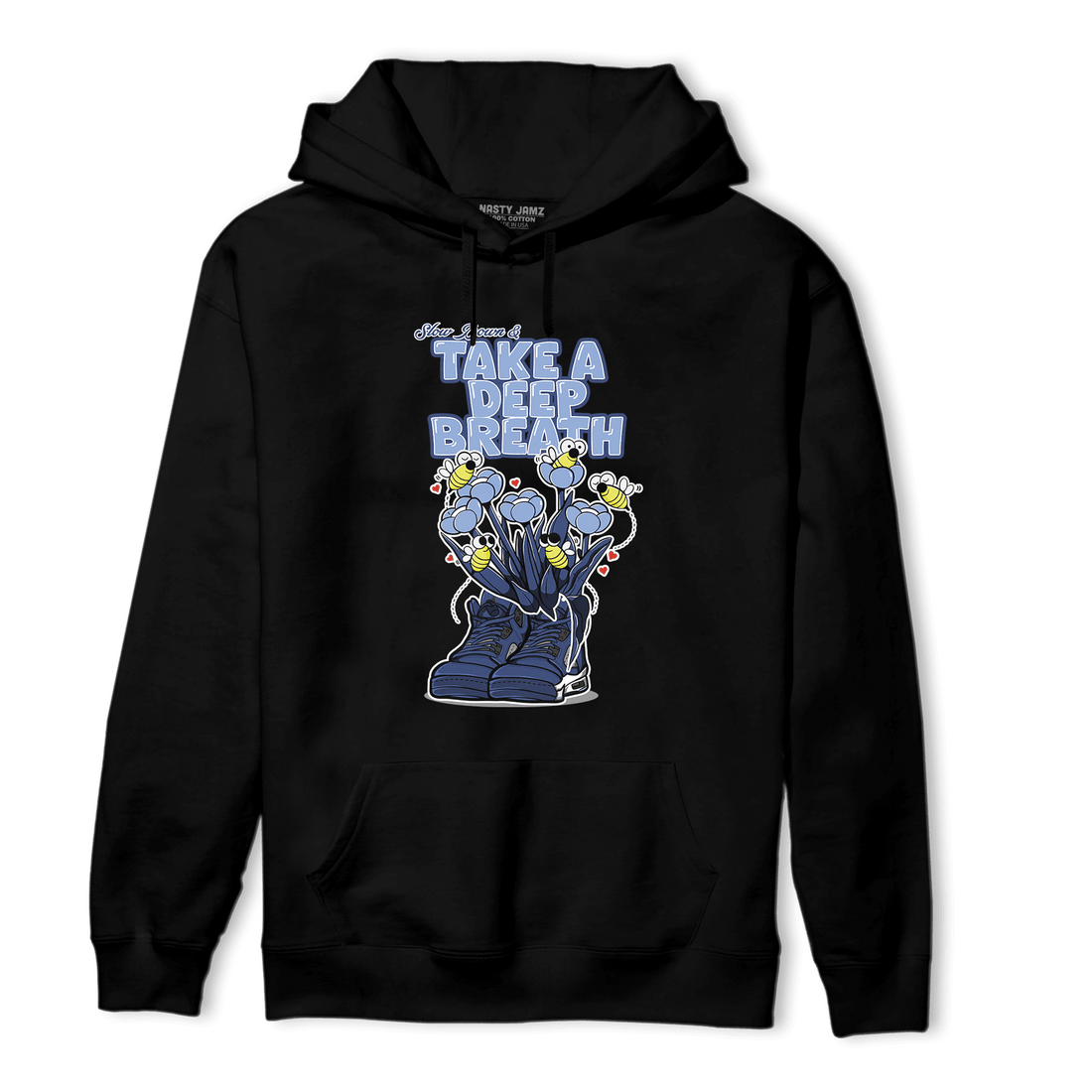 Midnight Navy 5s Hoodie Match Bee Sneaker - NastyJamz