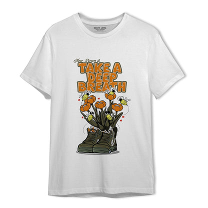 Olive 5s T Shirt Match Bee Sneaker - NastyJamz