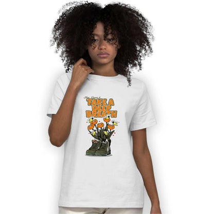 Olive 5s T Shirt Match Bee Sneaker - NastyJamz