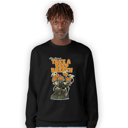 Olive 5s Sweatshirt Match Bee Sneaker - NastyJamz