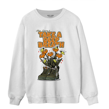 Olive 5s Sweatshirt Match Bee Sneaker - NastyJamz