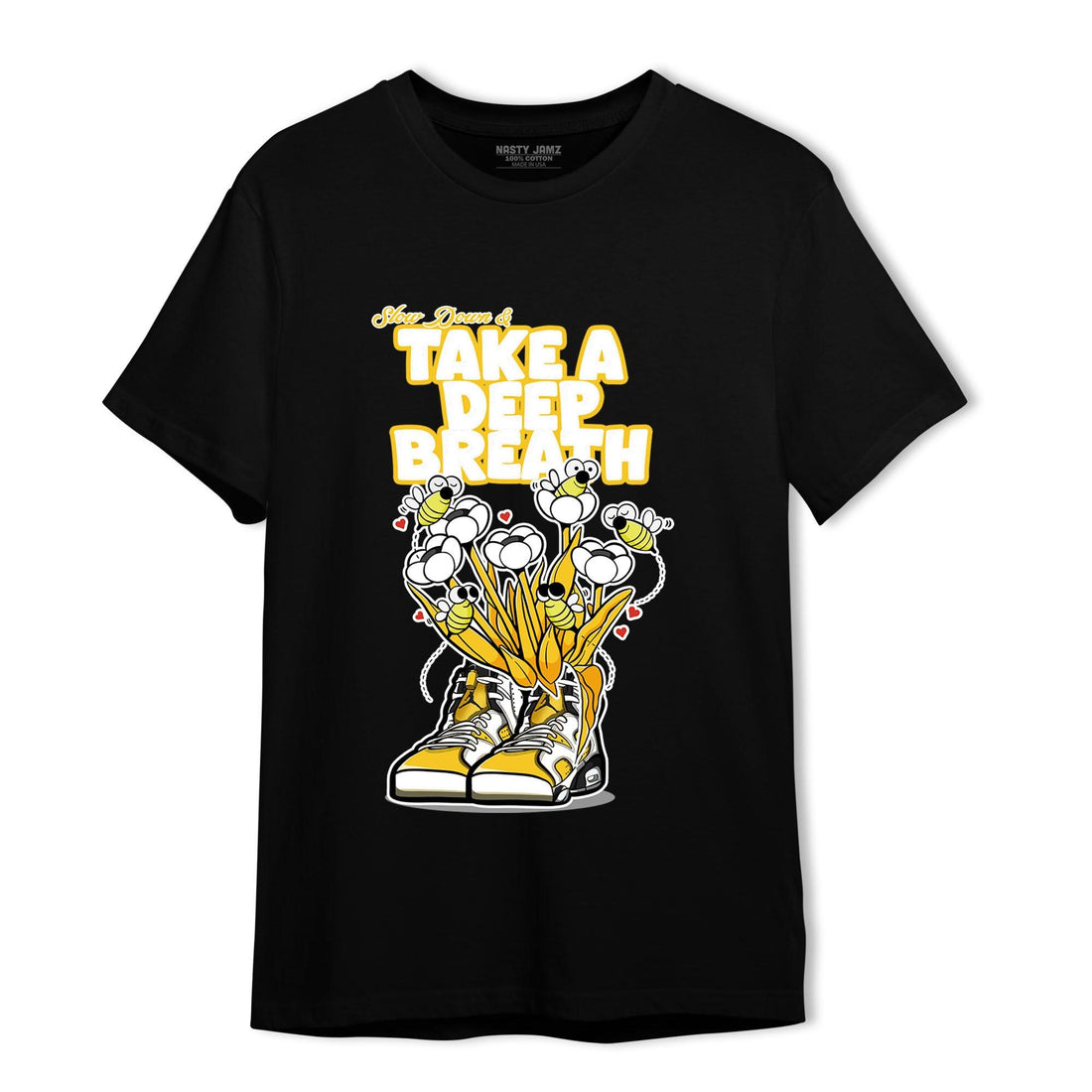 Yellow Ochre 6s T Shirt Match Bee Sneaker - NastyJamz