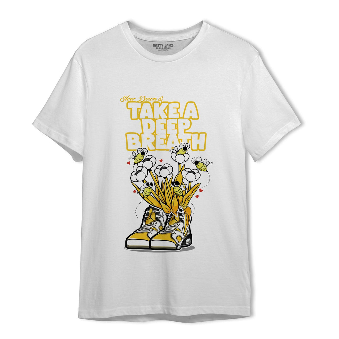 Yellow Ochre 6s T Shirt Match Bee Sneaker - NastyJamz