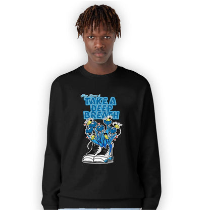 Powder Blue 9s Sweatshirt Match Bee Sneaker - NastyJamz