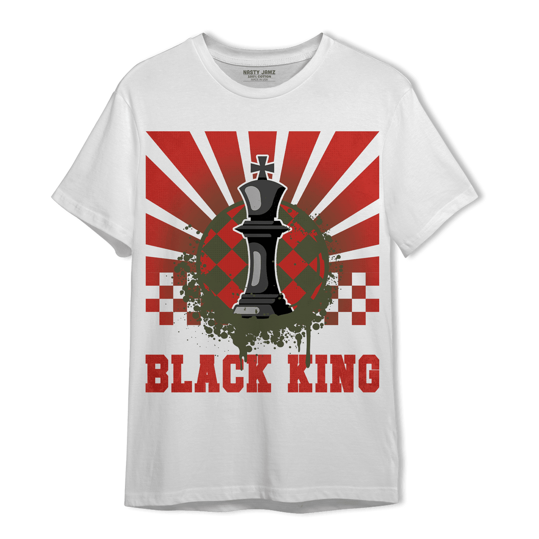 Dunk Low Mystic Red T Shirt Match Black King Collection - NastyJamz