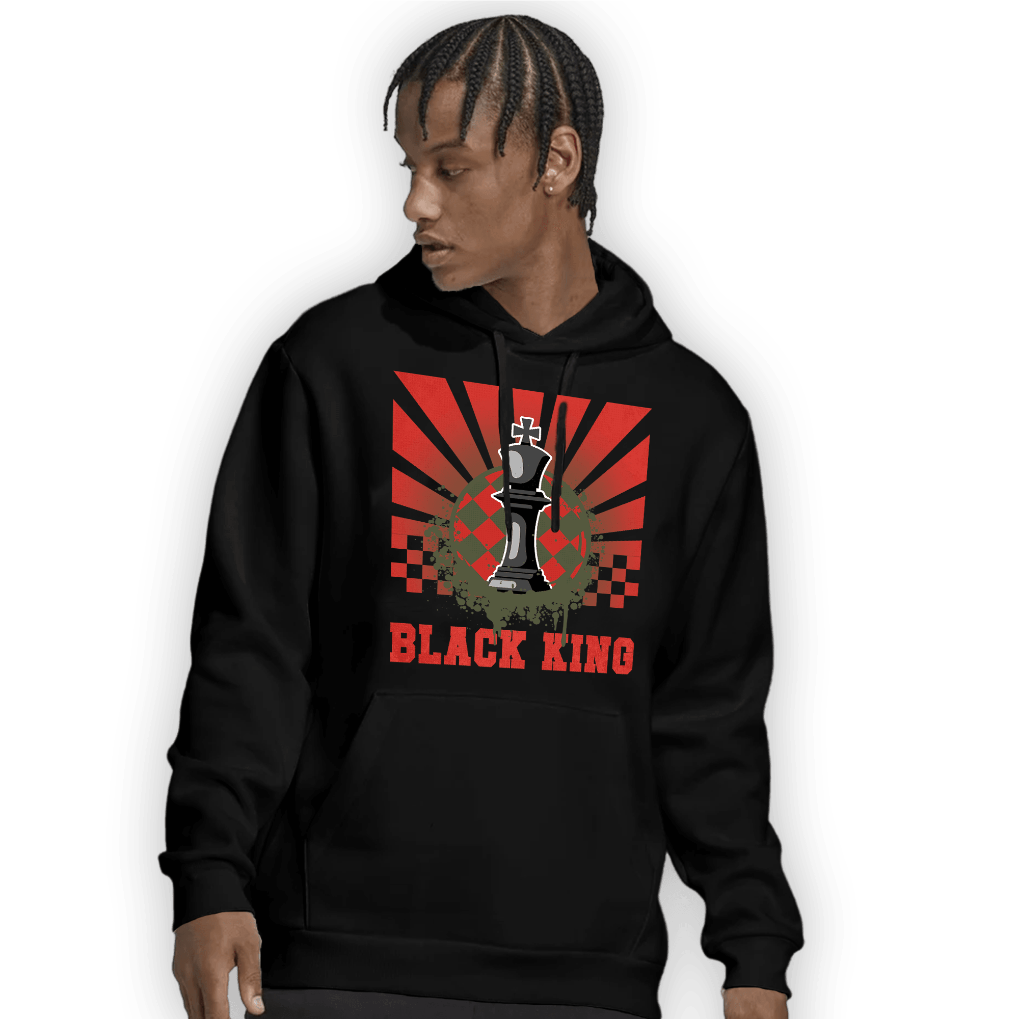Dunk Low Mystic Red Hoodie Match Black King Collection - NastyJamz