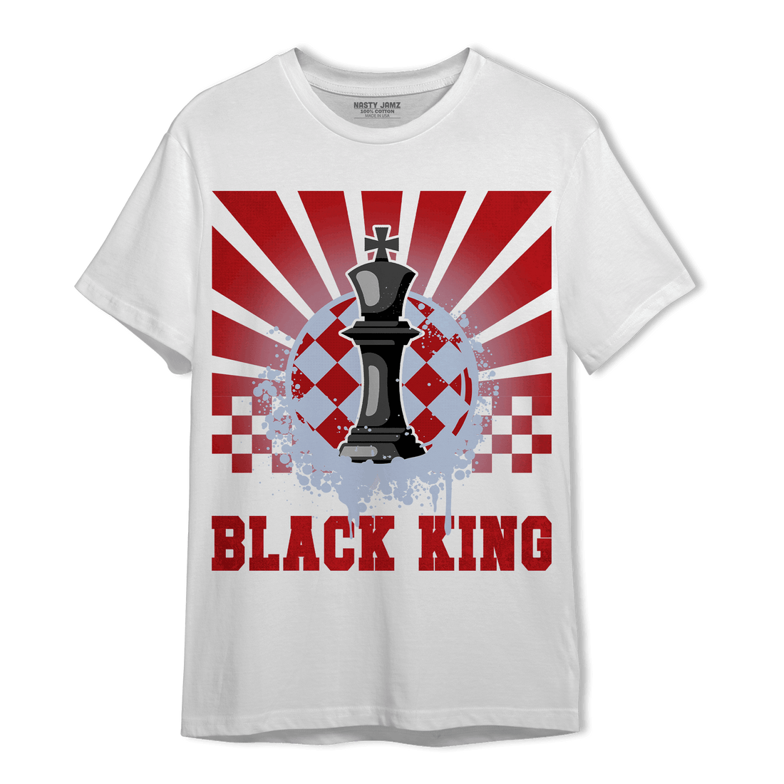 Cherry 11s T Shirt Match Black King Collection - NastyJamz
