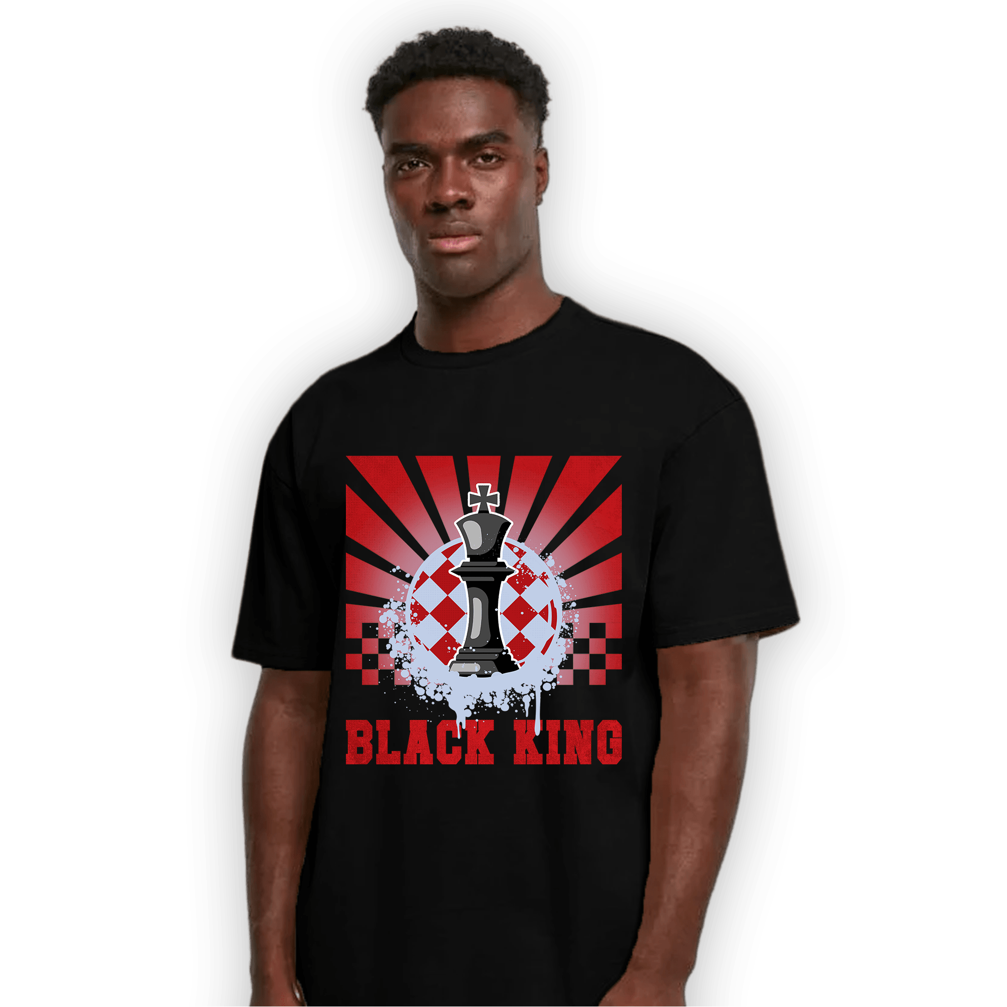 Cherry 11s T Shirt Match Black King Collection - NastyJamz