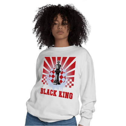 Cherry 11s Sweatshirt Match Black King Collection - NastyJamz
