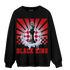 Cherry 11s Sweatshirt Match Black King Collection - NastyJamz