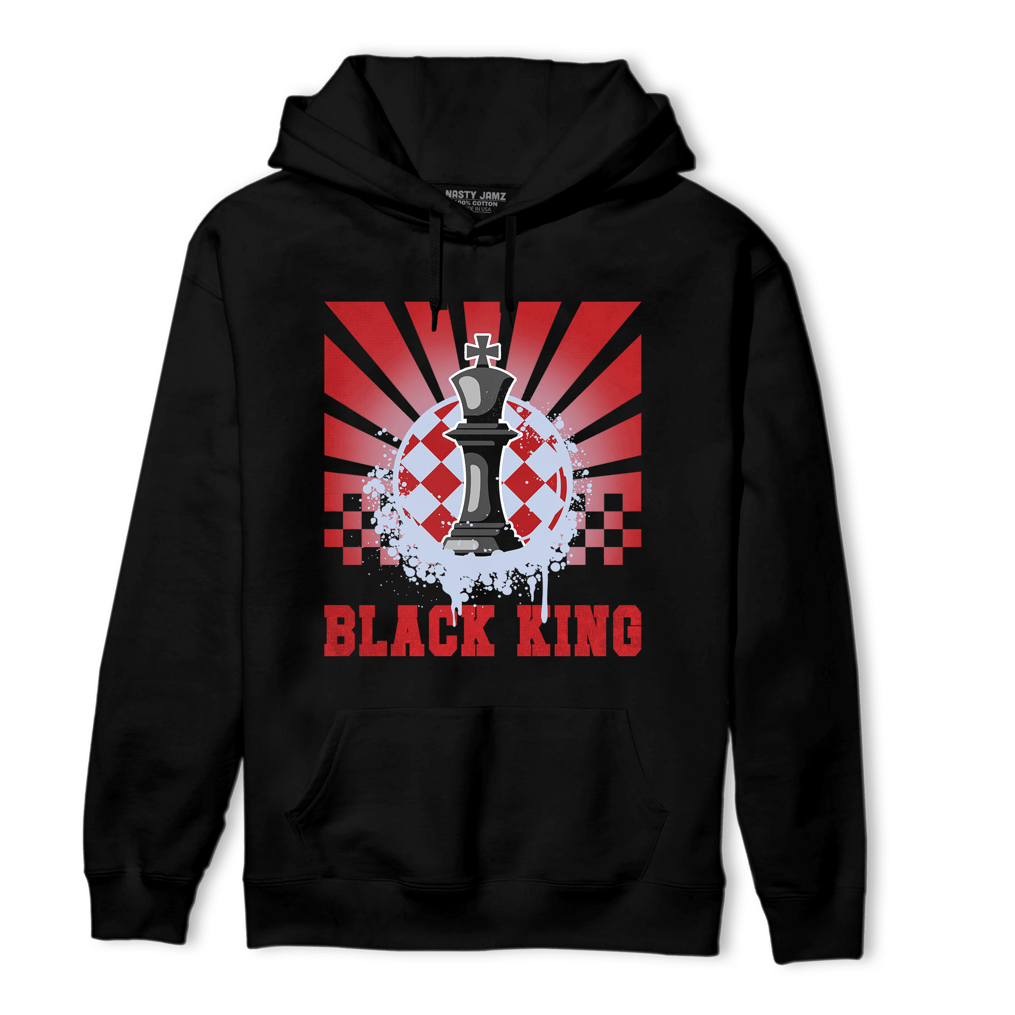 Cherry 11s Hoodie Match Black King Collection - NastyJamz