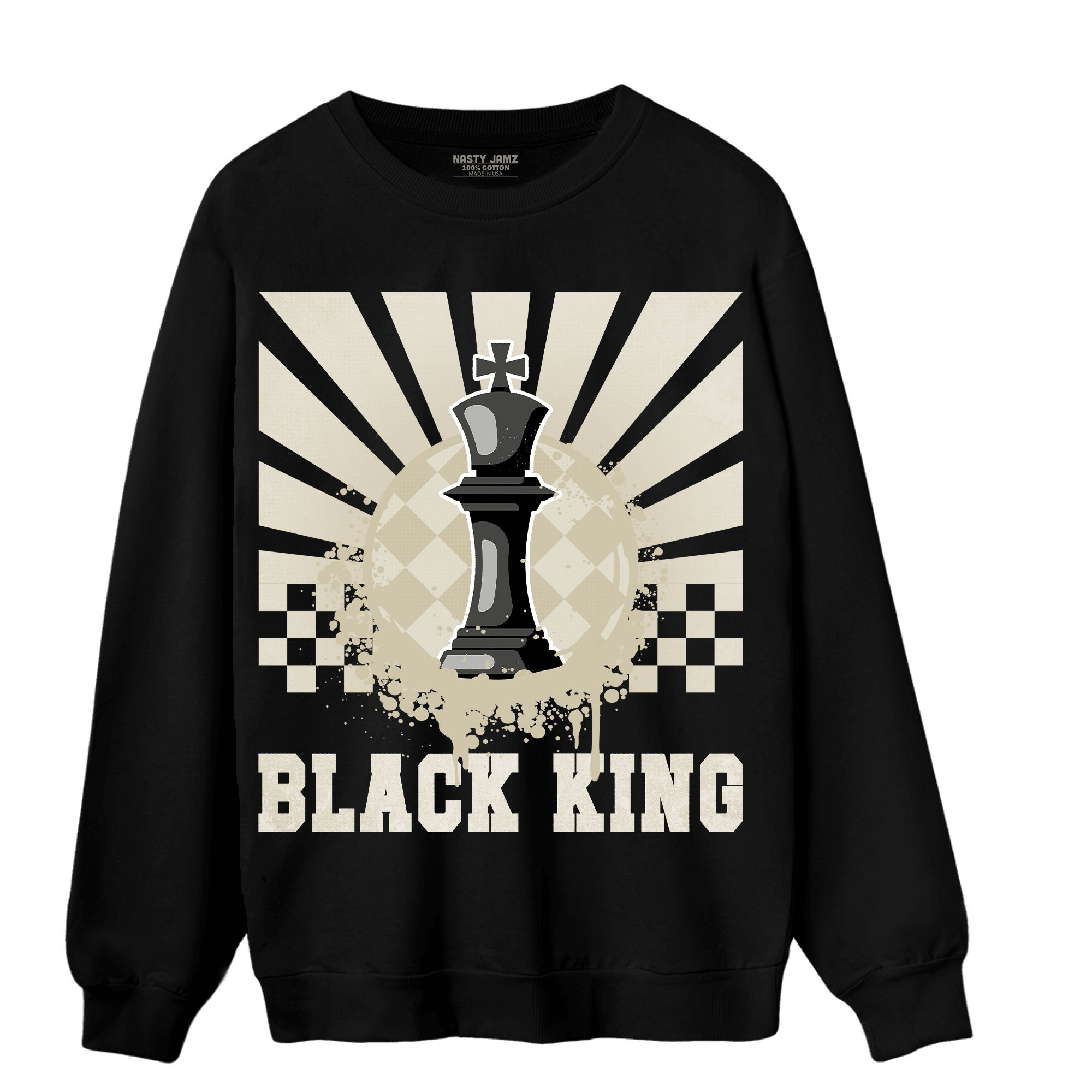 Gratitude 11s Sweatshirt Match Black King Collection - NastyJamz