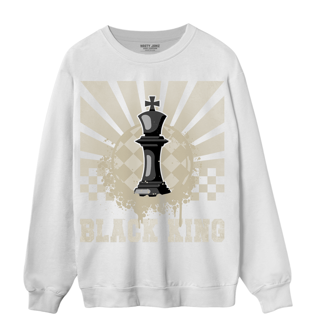 Gratitude 11s Sweatshirt Match Black King Collection - NastyJamz