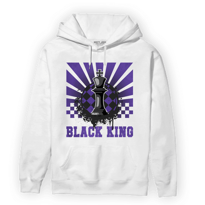 Field Purple 12s Hoodie Match Black King Collection - NastyJamz