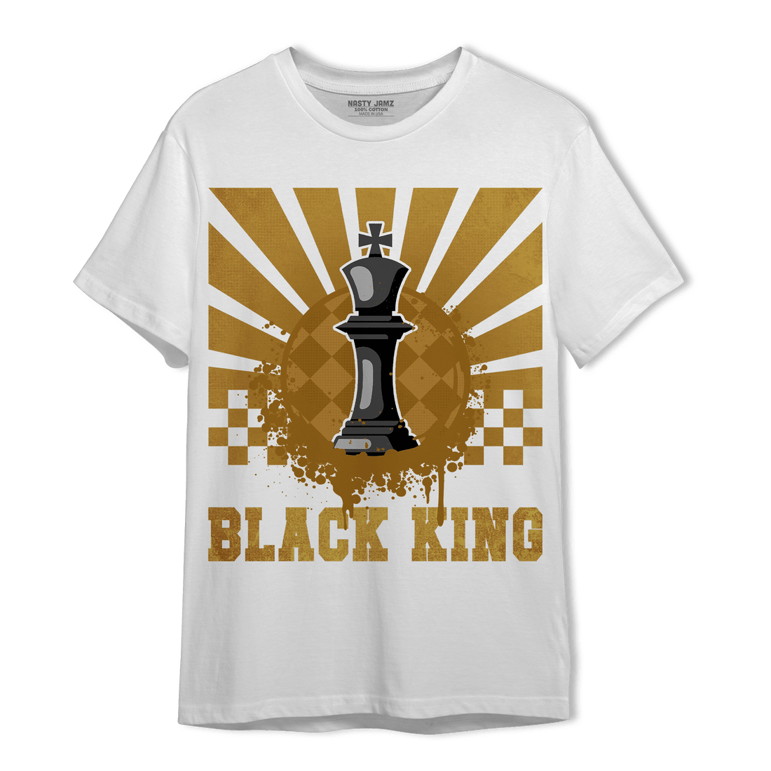 Wheat 13s T Shirt Match Black King Collection - NastyJamz