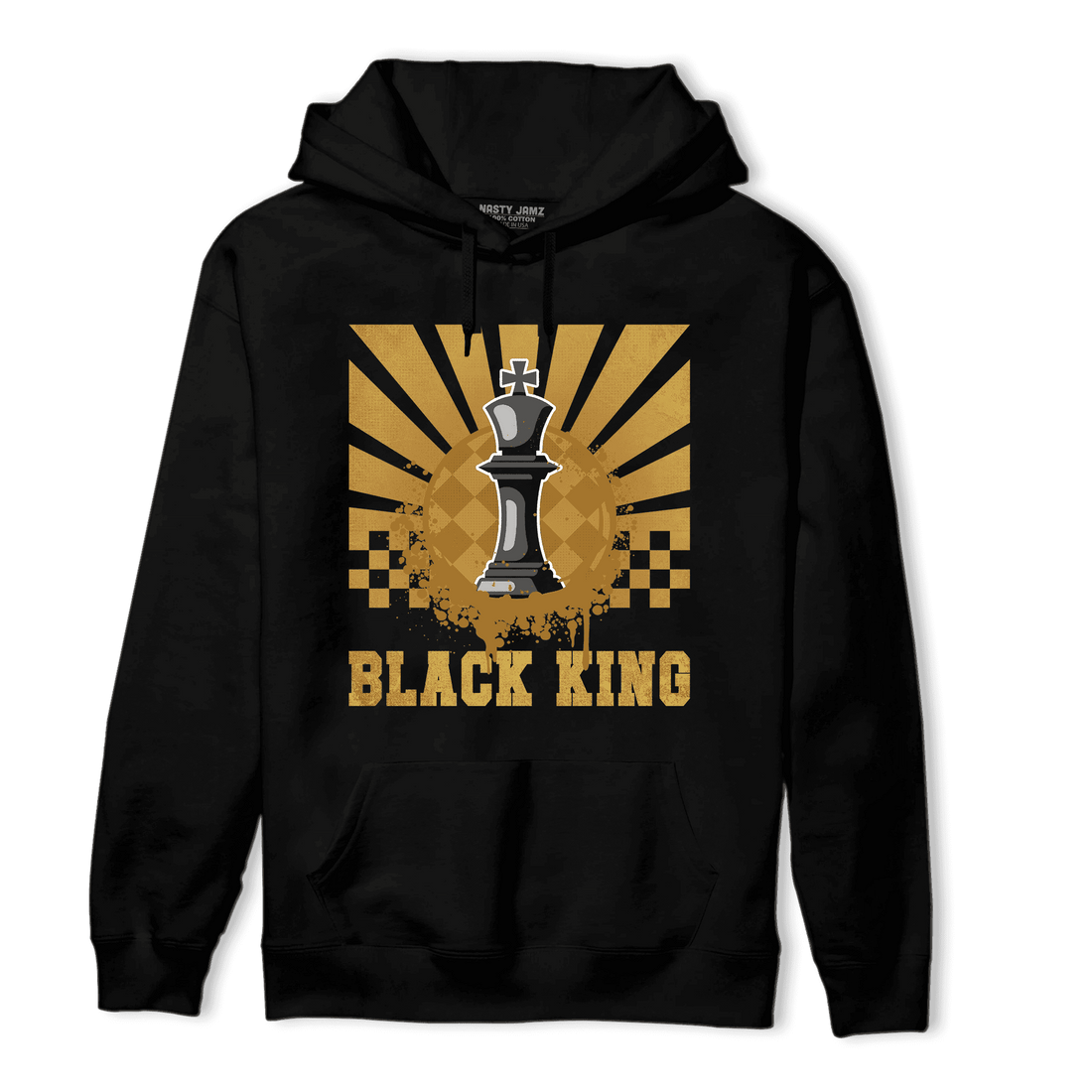Wheat 13s Hoodie Match Black King Collection - NastyJamz