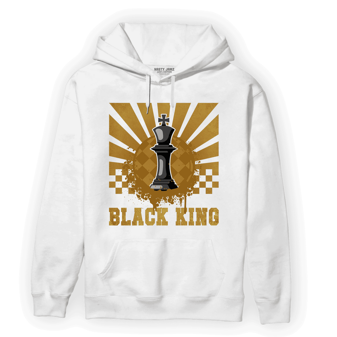 Wheat 13s Hoodie Match Black King Collection - NastyJamz
