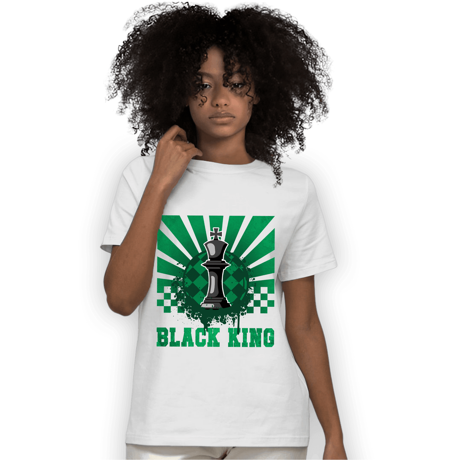 Celtic Lucky Green 1s T Shirt Match Black King Collection - NastyJamz