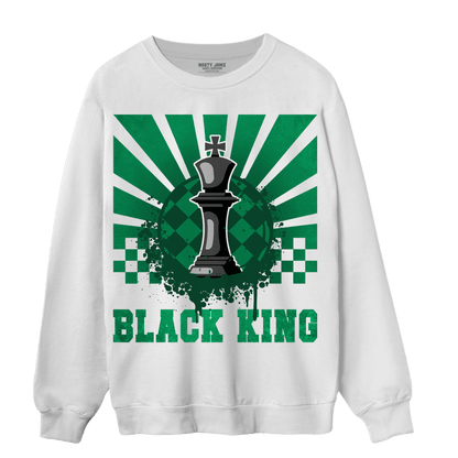 Celtic Lucky Green 1s Sweatshirt Match Black King Collection - NastyJamz