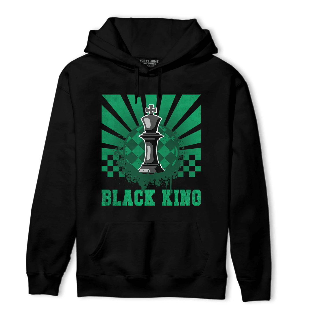 Celtic Lucky Green 1s Hoodie Match Black King Collection - NastyJamz