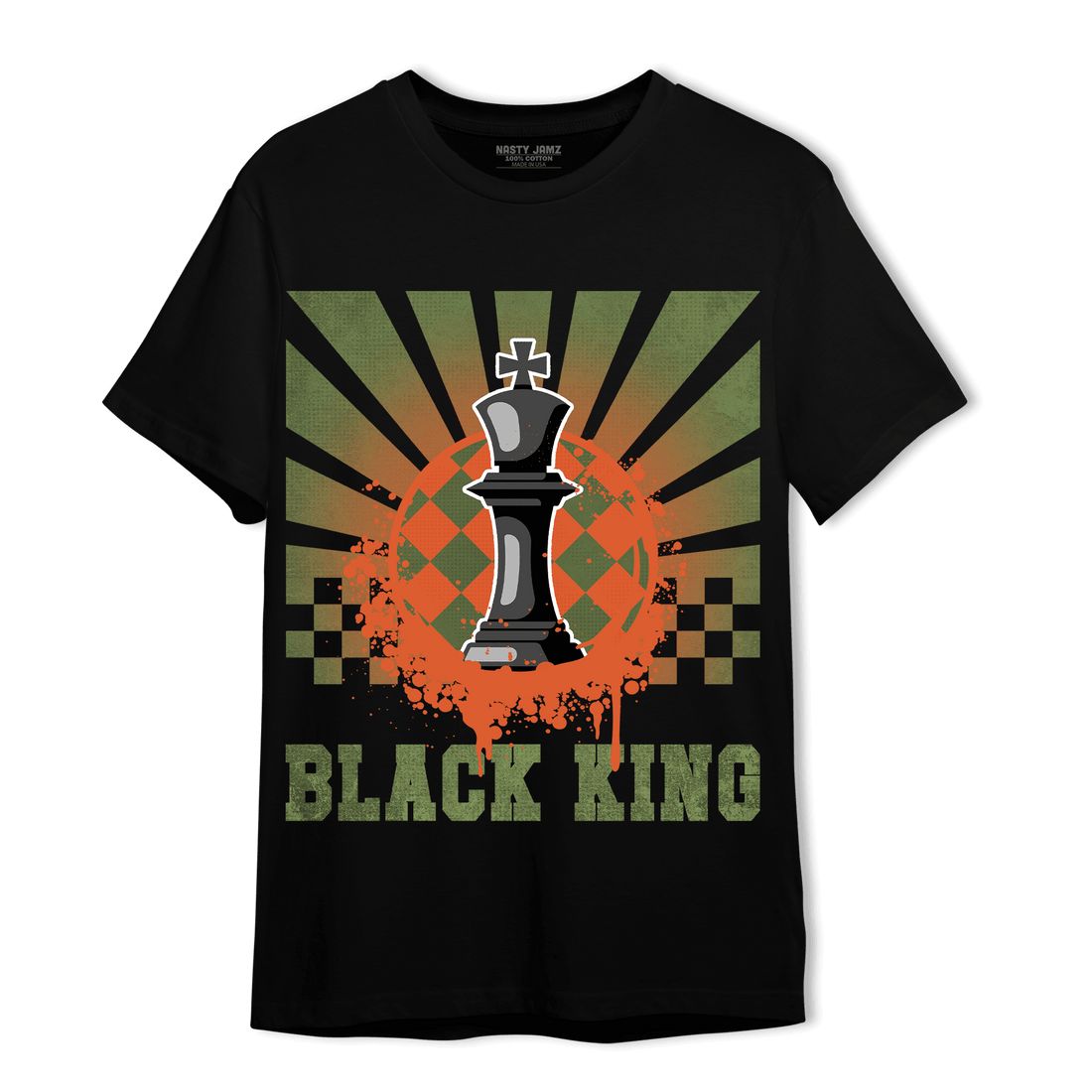 High OG Celadon 1s T Shirt Match Black King Collection - NastyJamz
