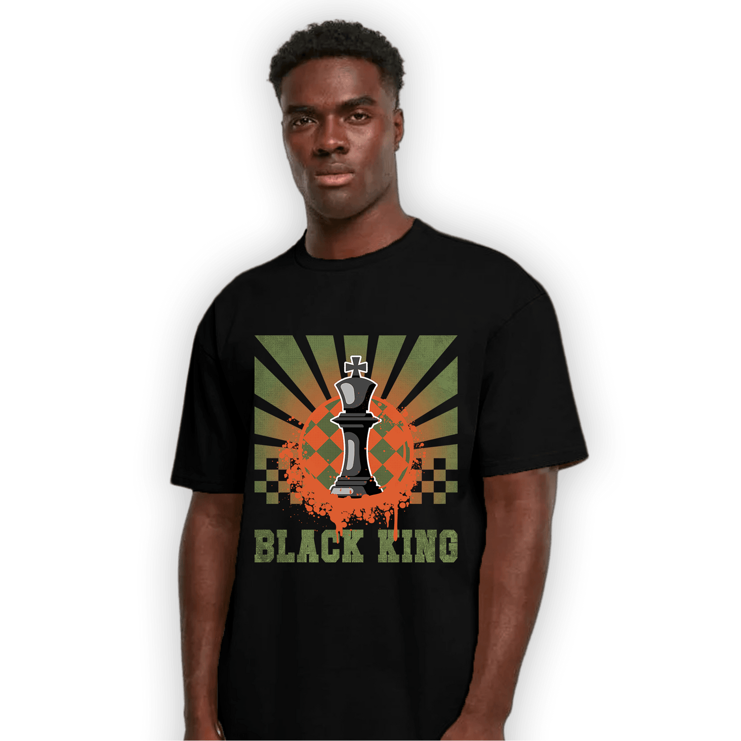 High OG Celadon 1s T Shirt Match Black King Collection - NastyJamz