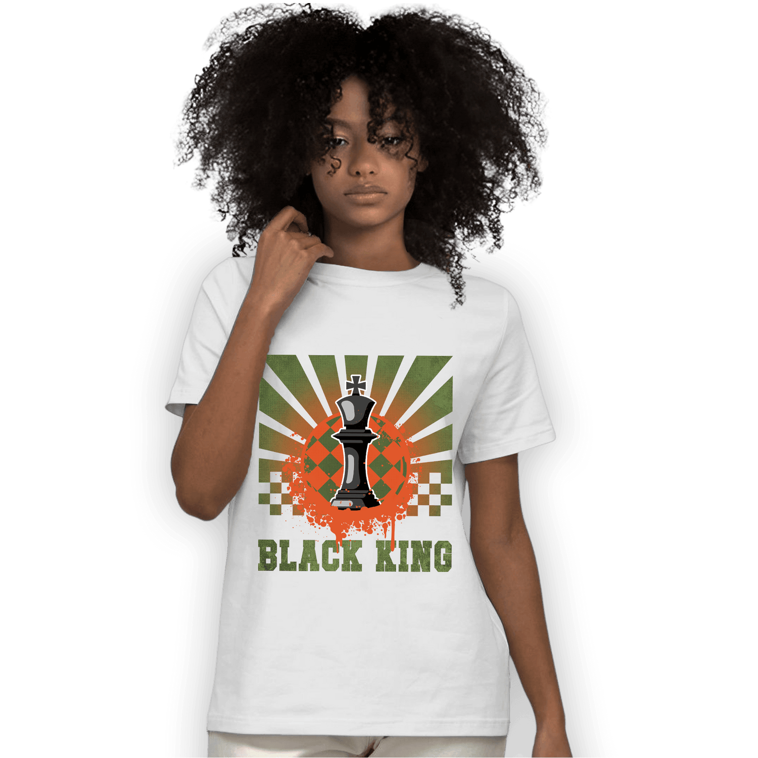 High OG Celadon 1s T Shirt Match Black King Collection - NastyJamz