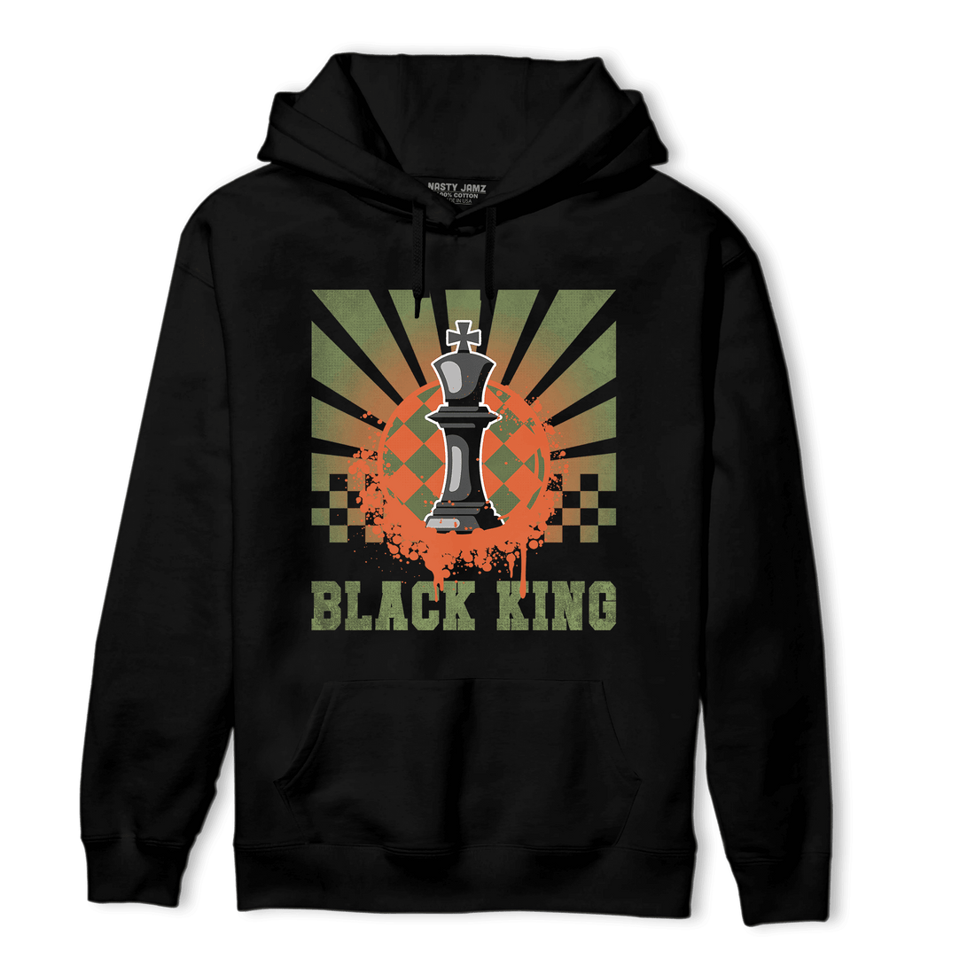 High OG Celadon 1s Hoodie Match Black King Collection - NastyJamz