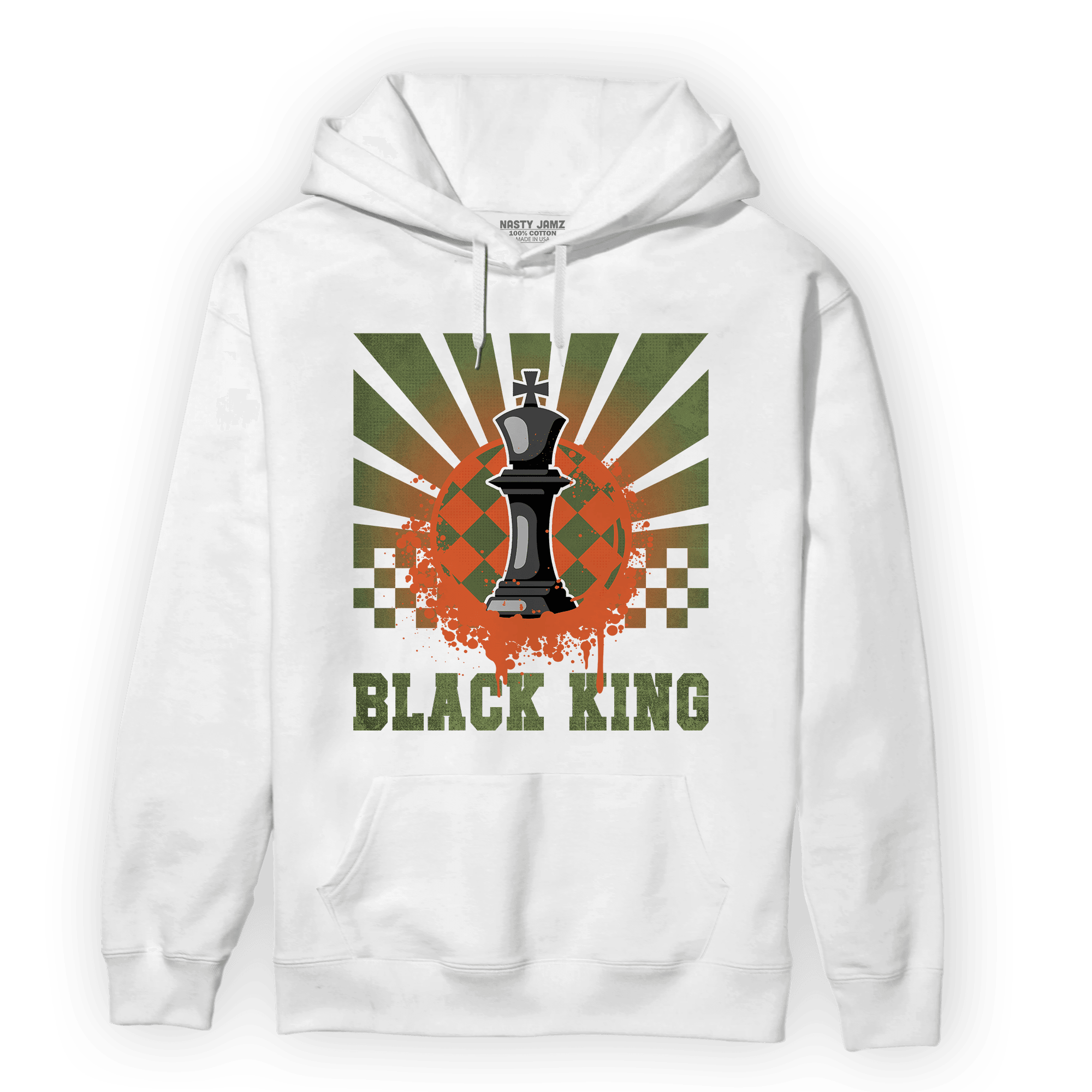 High OG Celadon 1s Hoodie Match Black King Collection - NastyJamz