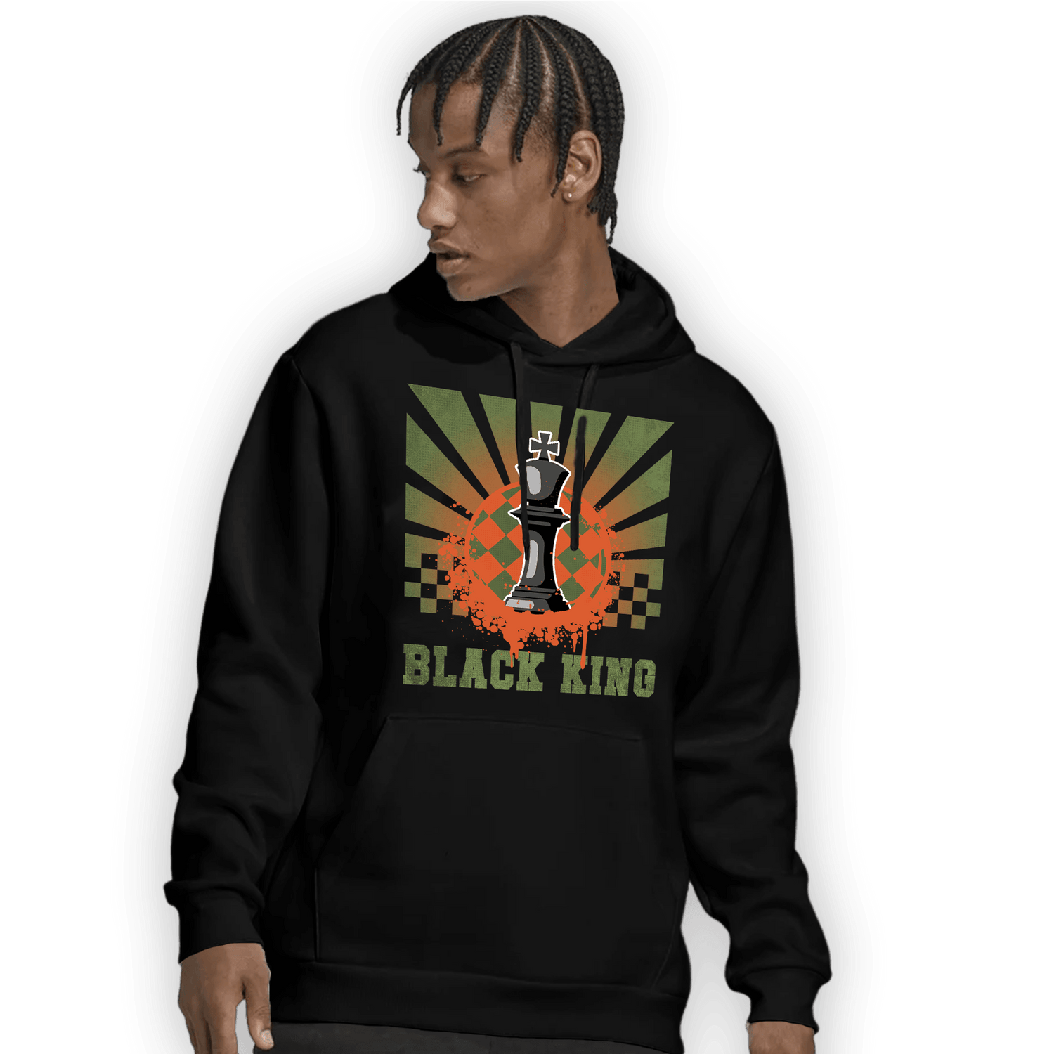 High OG Celadon 1s Hoodie Match Black King Collection - NastyJamz