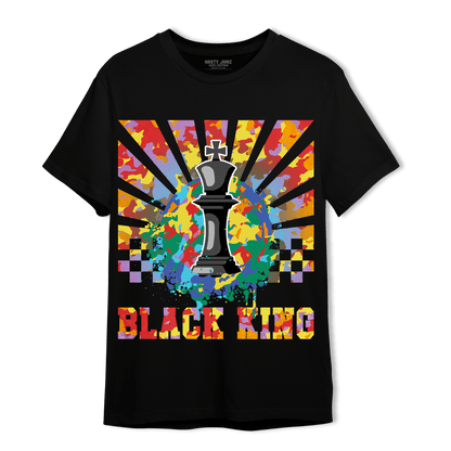 Mid GS Six Championships 1s T Shirt Match Black King Collection - NastyJamz