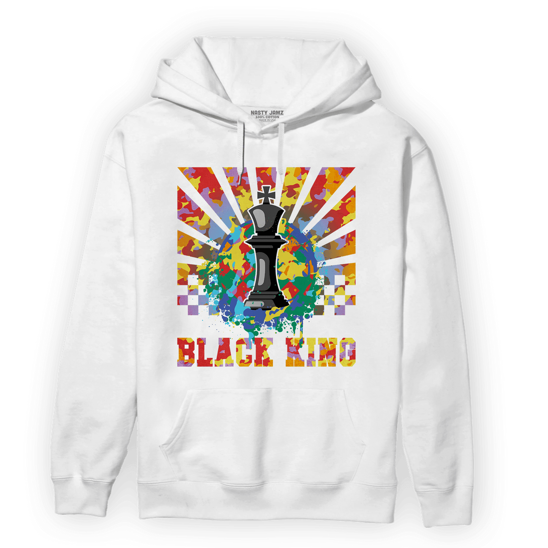 Mid GS Six Championships 1s Hoodie Match Black King Collection - NastyJamz