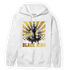 Mid SE Black Gold 1s Hoodie Match Black King Collection - NastyJamz