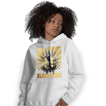 Mid SE Black Gold 1s Hoodie Match Black King Collection - NastyJamz