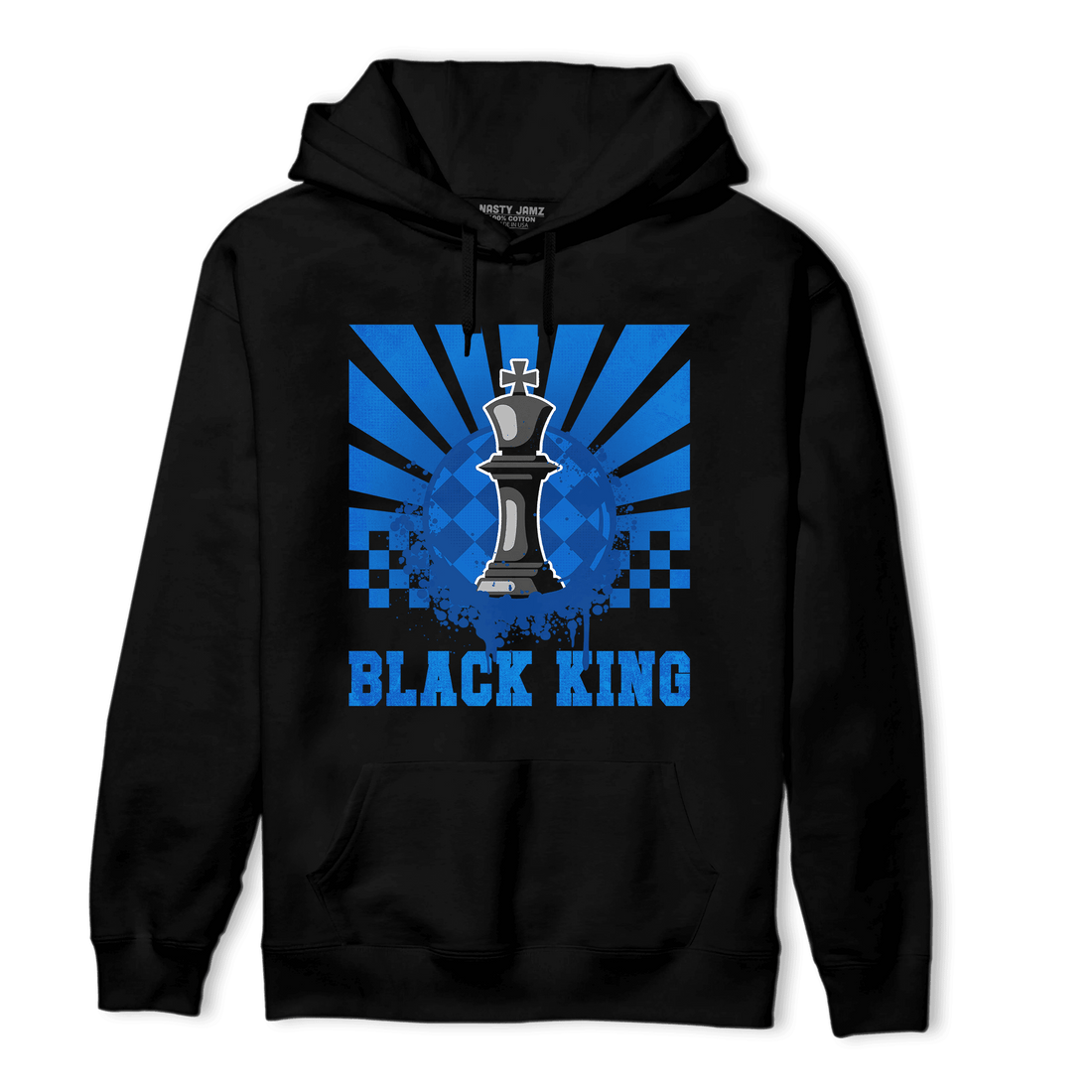 Royal Reimagined 1s Hoodie Match Black King Collection - NastyJamz