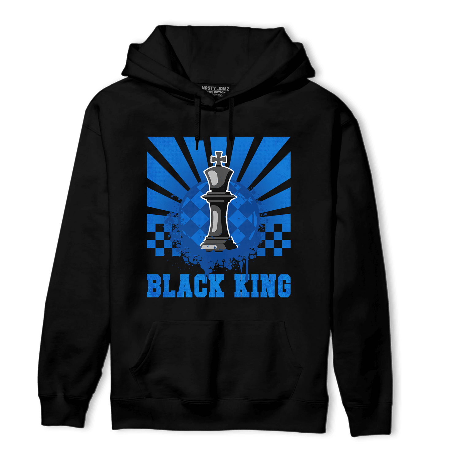 Royal Reimagined 1s Hoodie Match Black King Collection - NastyJamz