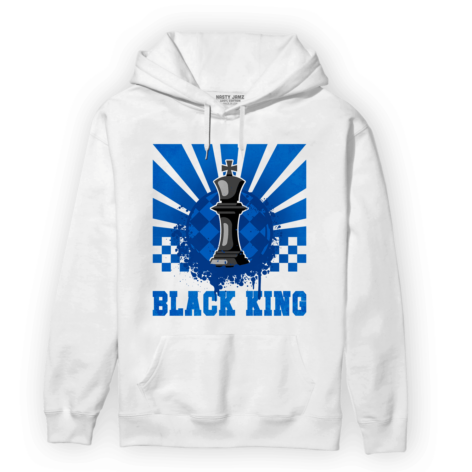 Royal Reimagined 1s Hoodie Match Black King Collection - NastyJamz
