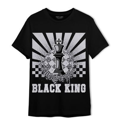 Off Noir 3s T Shirt Match Black King Collection - NastyJamz