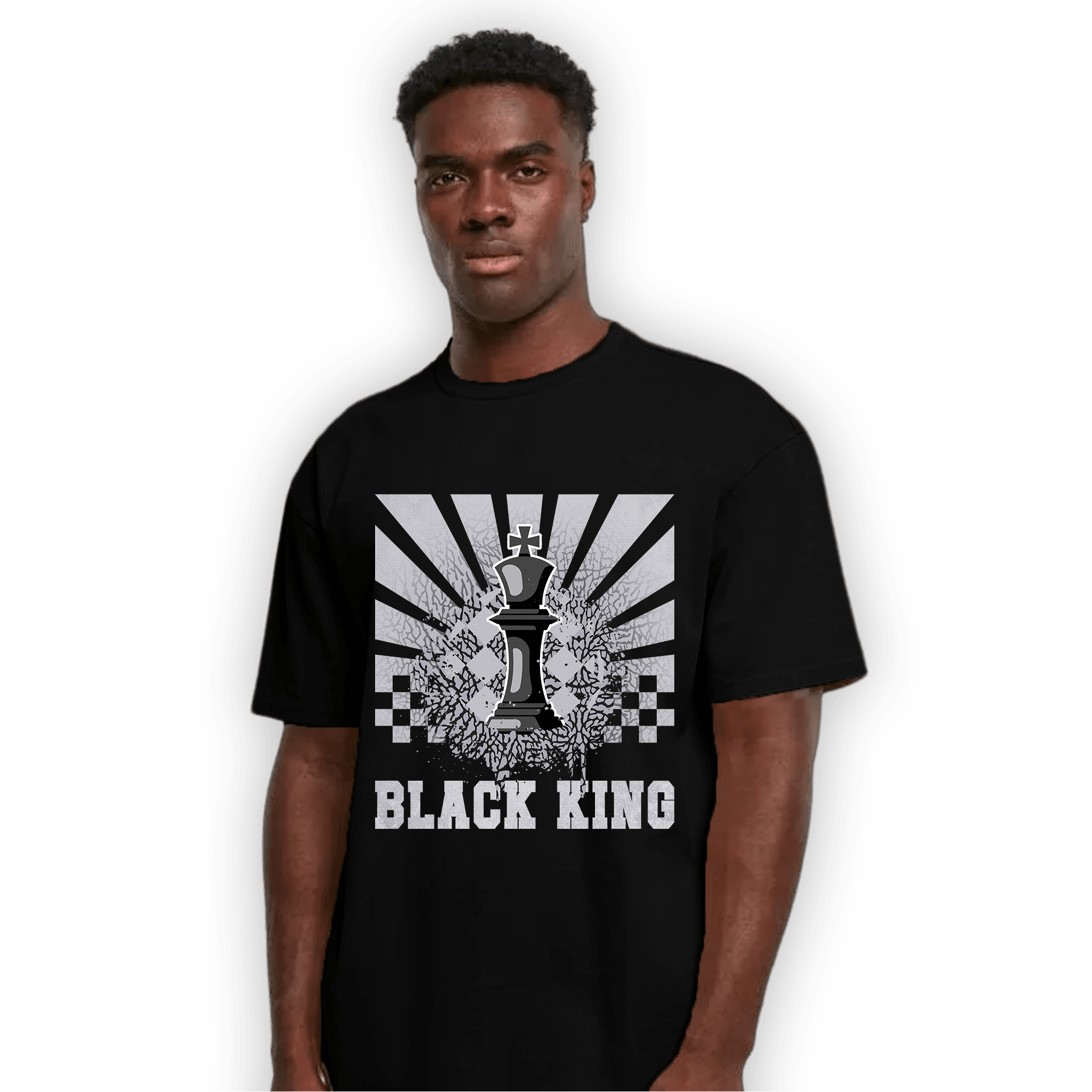 Off Noir 3s T Shirt Match Black King Collection - NastyJamz