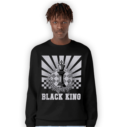 Off Noir 3s Sweatshirt Match Black King Collection - NastyJamz
