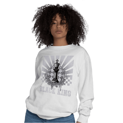 Off Noir 3s Sweatshirt Match Black King Collection - NastyJamz