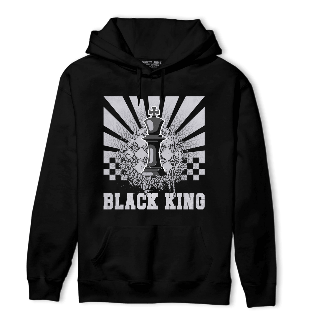 Off Noir 3s Hoodie Match Black King Collection - NastyJamz
