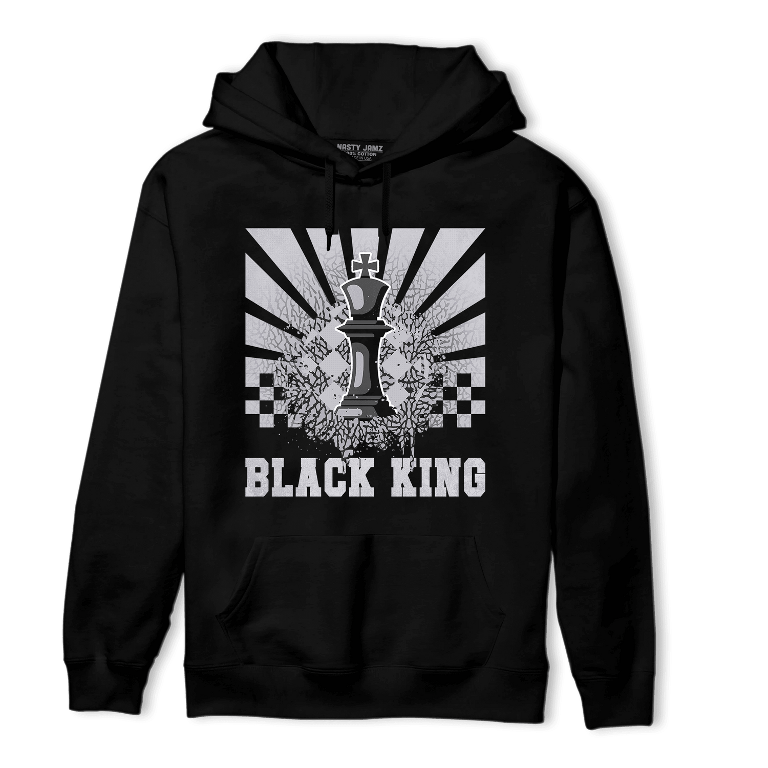 Off Noir 3s Hoodie Match Black King Collection - NastyJamz